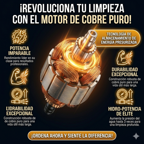 🔥A021 Hidrolavadora inalámbrica- De sucio a limpio en segundos🚀