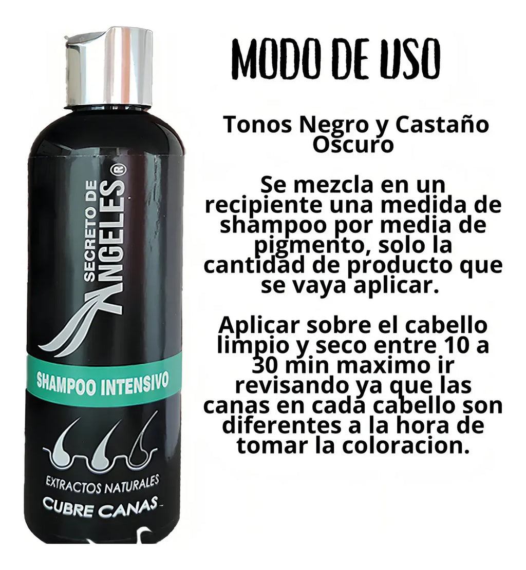 ⭐ Shampoo cubrecanas secreto de angeles -  La rutina diaria que devuelve la confianza